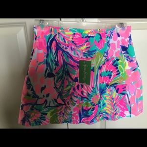 NWT-LILLY PULITZER GUMBO LIMBO MADISON SKORT